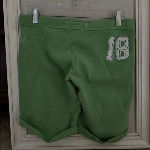 Abercrombie kids bright green sweat shorts with drawsreing waist XL - Picture 7 of 13